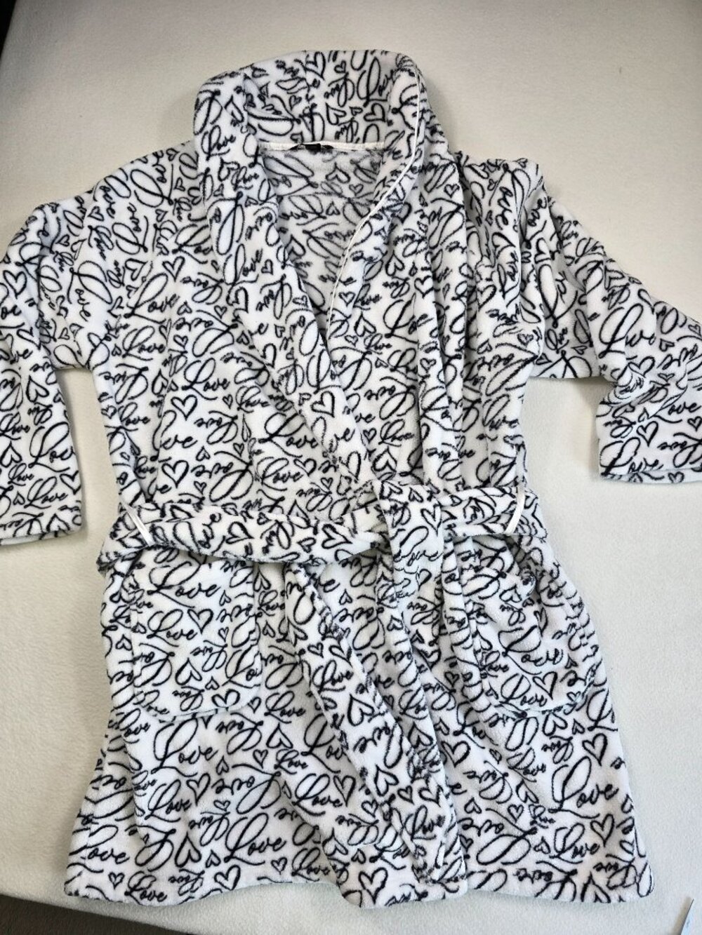 Victorias Secret Womens Love Print Robe XL/XXL